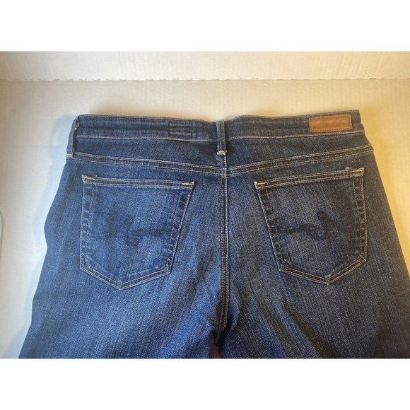 AG Adriano Goldschmied The Stevie Slim Straight Jeans Women's Sz 31R Made in USA - Picture 15 of 16